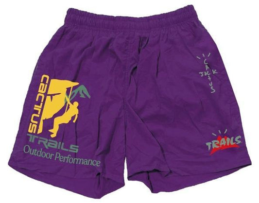 Travis Scott Climb Shorts Purple