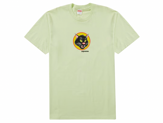 Supreme Black Cat Tee Pale Mint