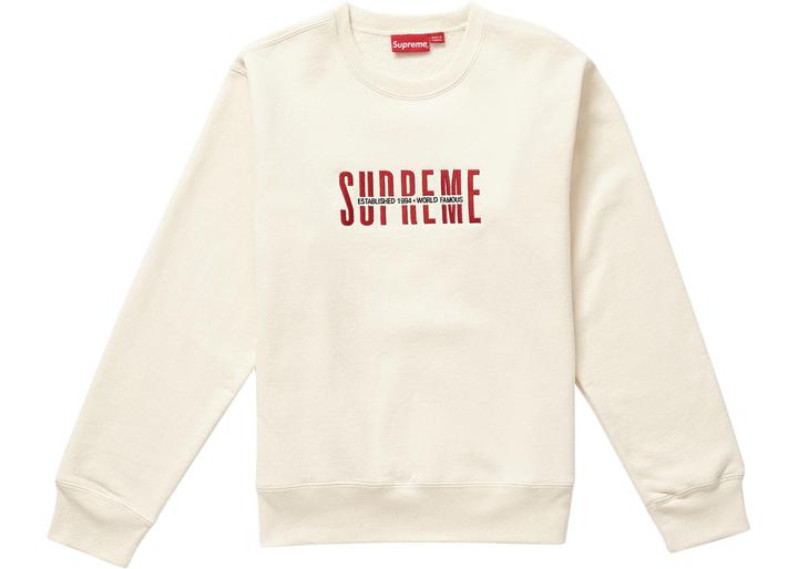 Supreme World Famous Crewneck Natural