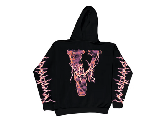 Vlone x Never Broke Again Eyes Hoodie Black