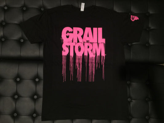 Grailstorm Dripped Tee's Pink