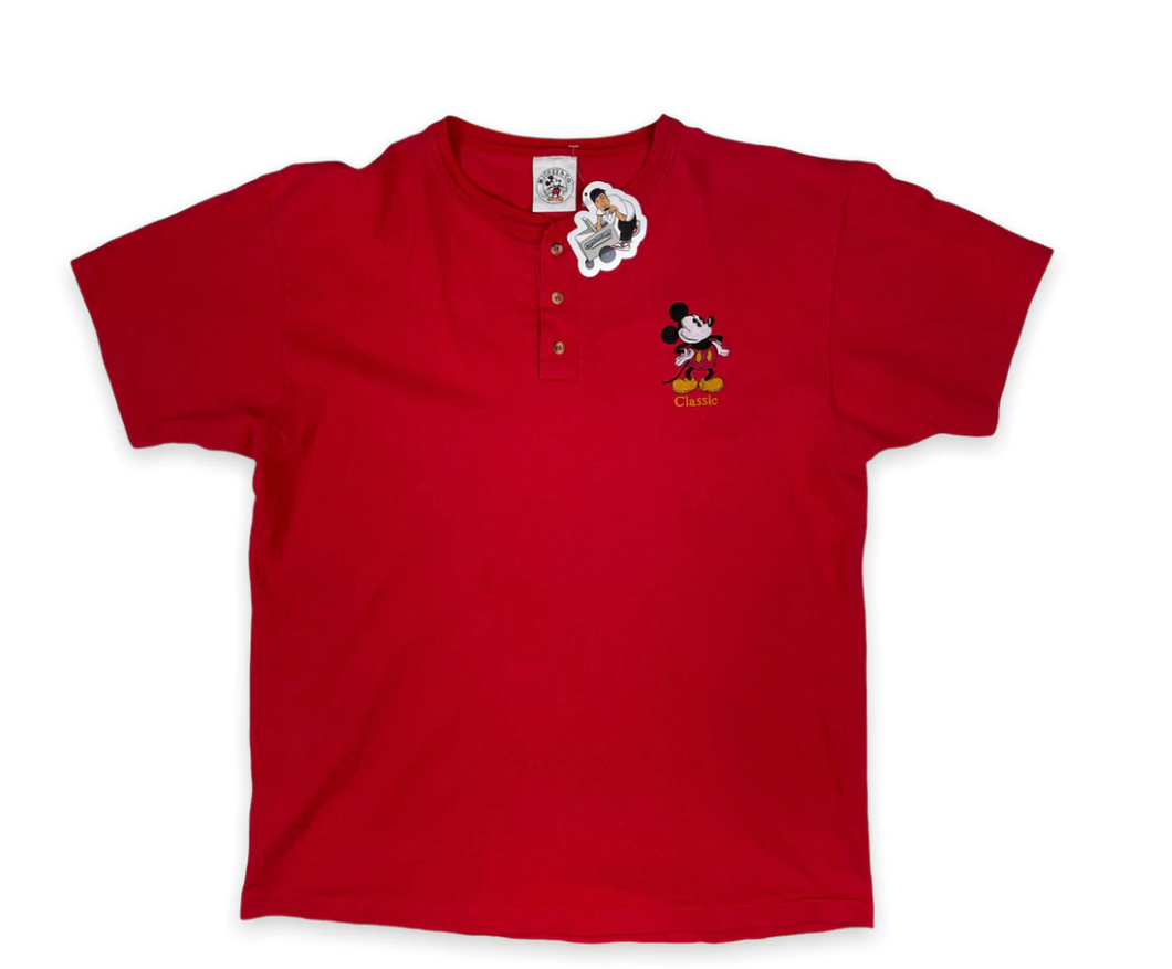 VTG Disney Classic Mickey Red T Shirt XL