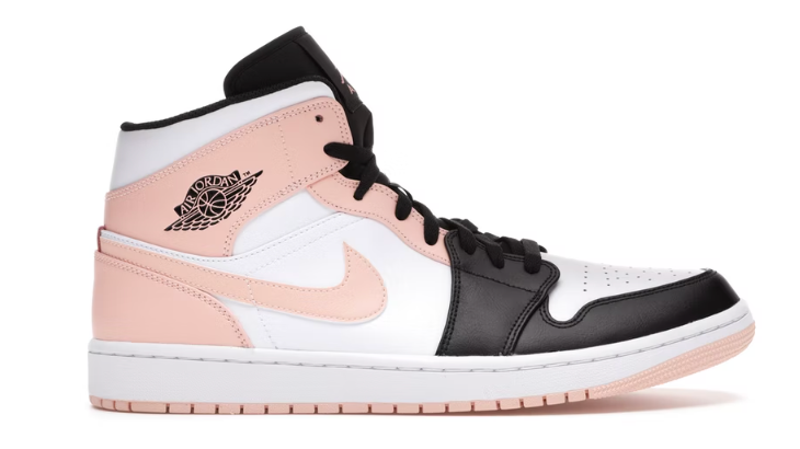 Jordan 1 Mid Arctic Orange Black Toe