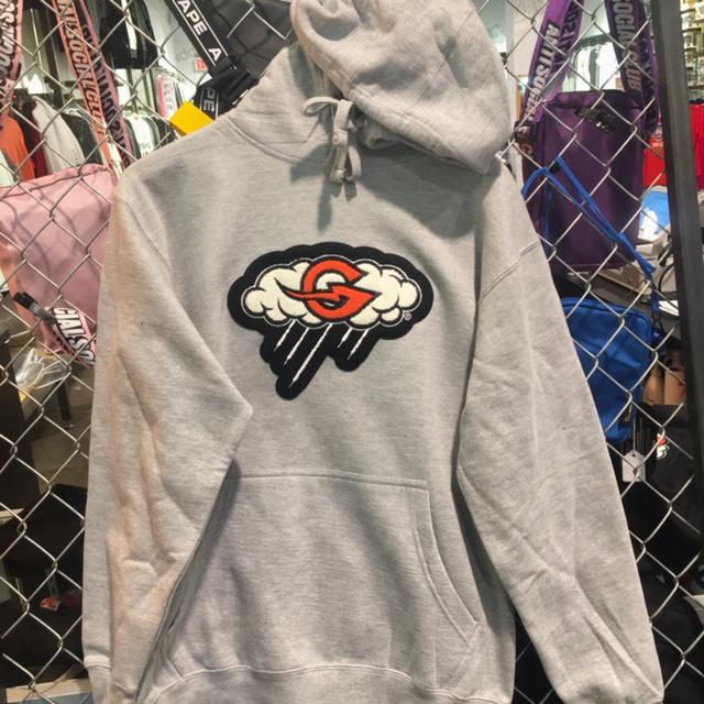 Chenille Patched GrailStorm Hoodie Grey