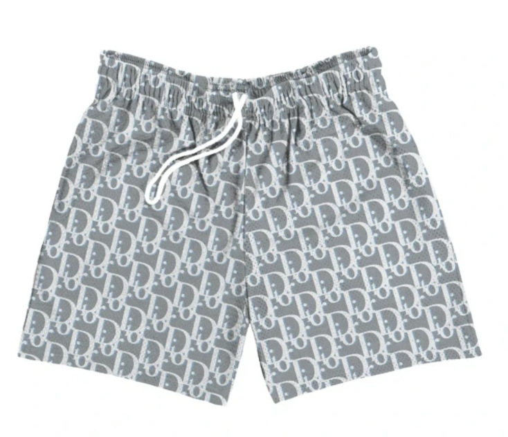 Bravest Studios Dior Oblique Shorts Grey