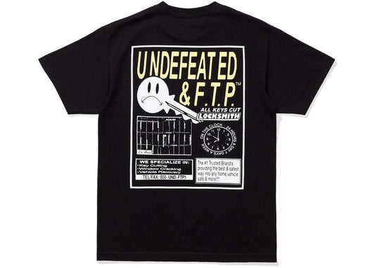 FTP x Undefeated Key Tee Black