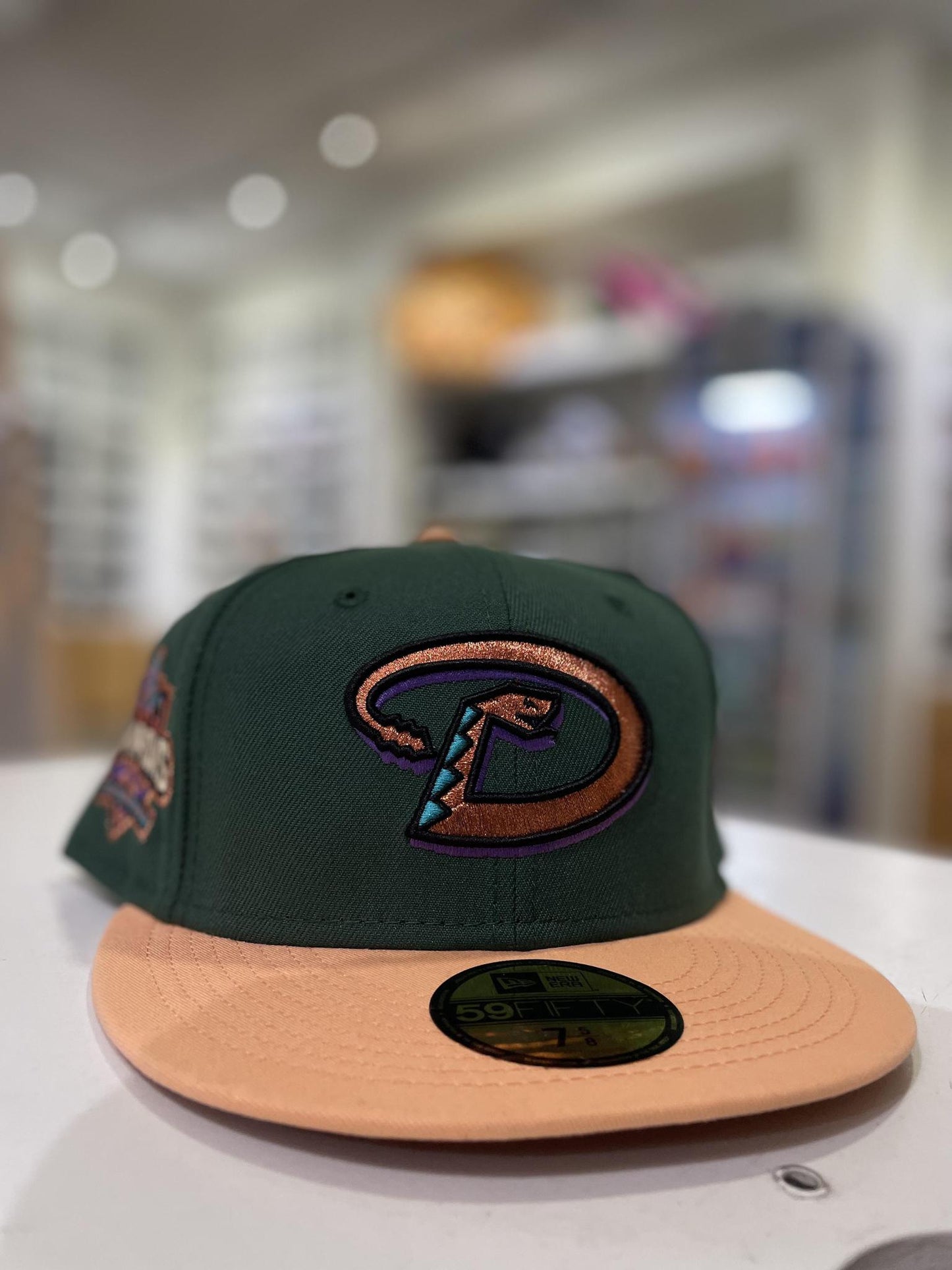 New Era Diamond Backs Champion 20th Anniv Green/Salmon