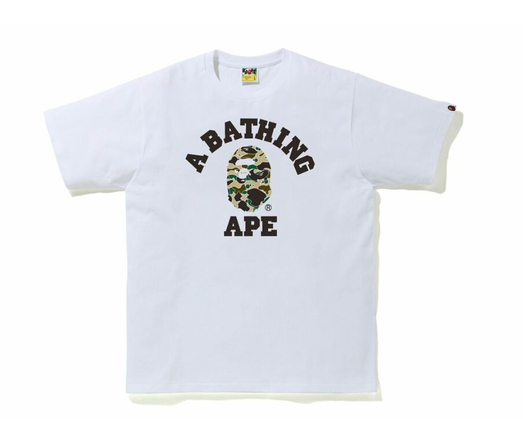 STA CAMO COLLEGE TEE White/Yellow