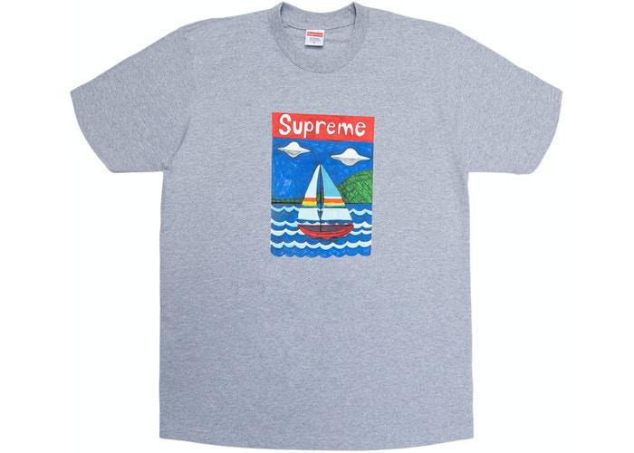 Supreme Sailboat Tee Grey