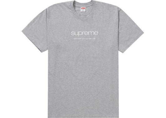 Supreme Shop Tee Heather Grey