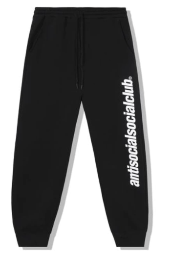 Anti Social Social Club Official Sweatpants Black