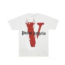 VLone x Palm Angels White Tee