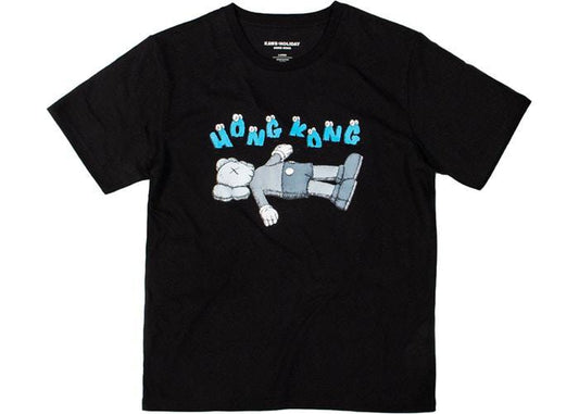 KAWS HOLIDAY Hong Kong Tee Black Condition: New|Ticker: K-HOHKTBK|100% Authentic