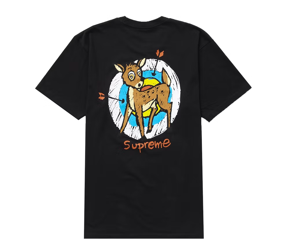 Supreme Deer Tee Black