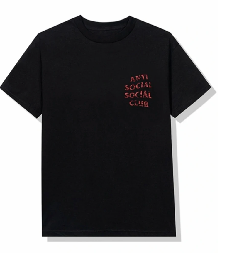 Anti Social Social Club Wild Life Tee "Black Red Camo"