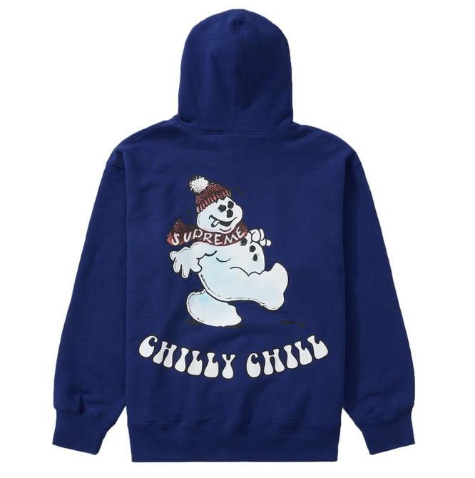 Supreme Snowman Hooded Sweatshirt Dark Royal