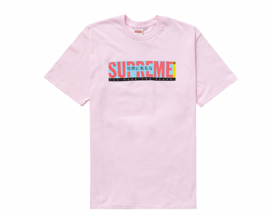 Supreme All Over Tee Light Pink