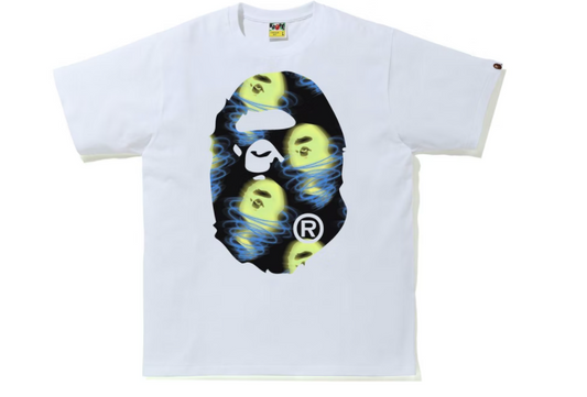 BAPE Storm Big Ape Head Tee White/Black