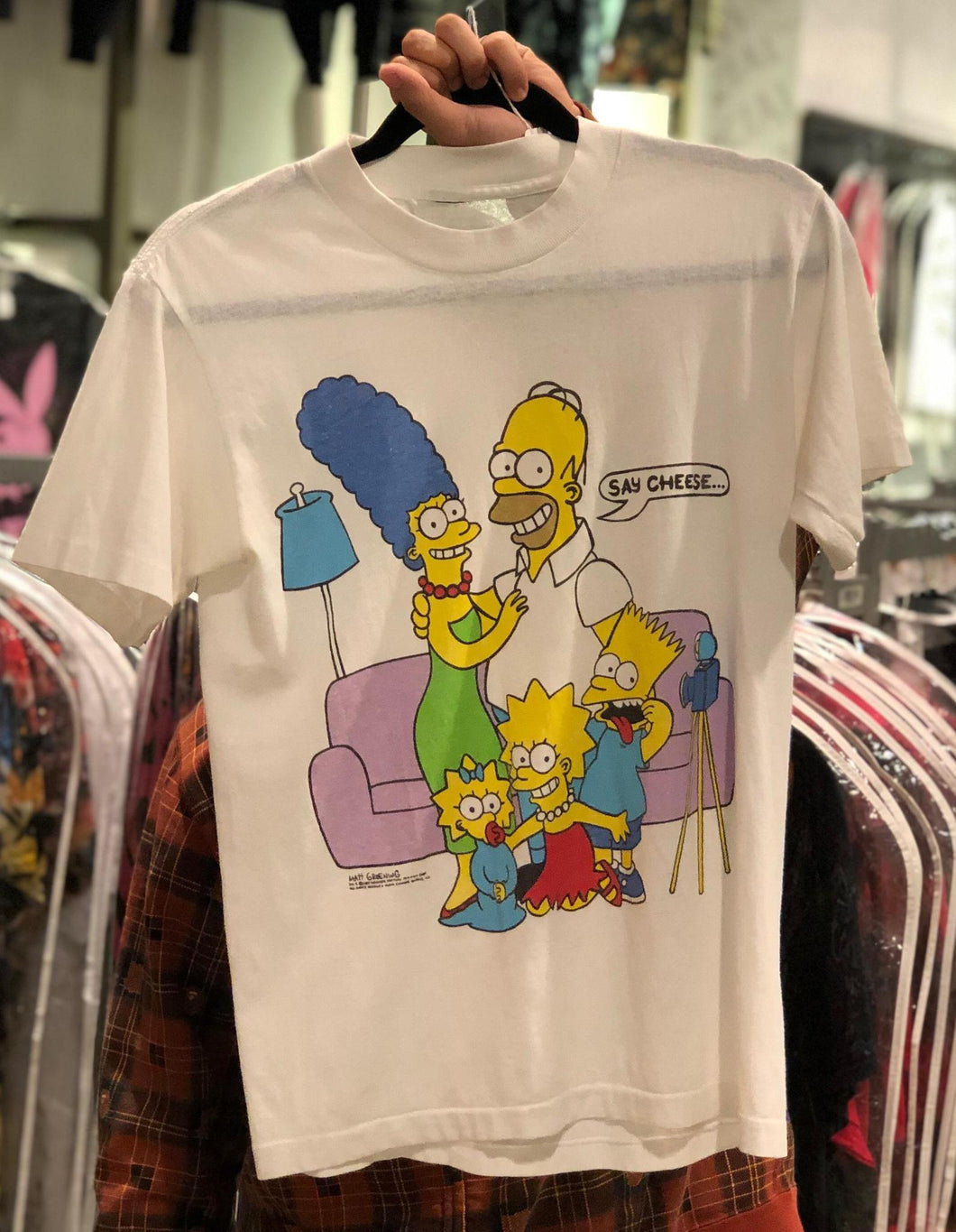 The Simpsons Tee White