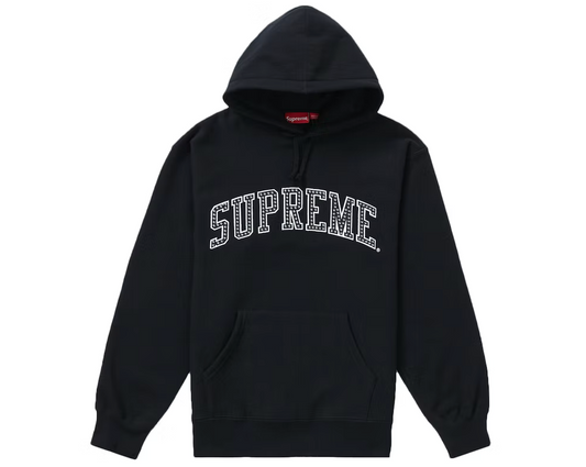 Supreme Stars Arc Hooded Sweatshirt Black