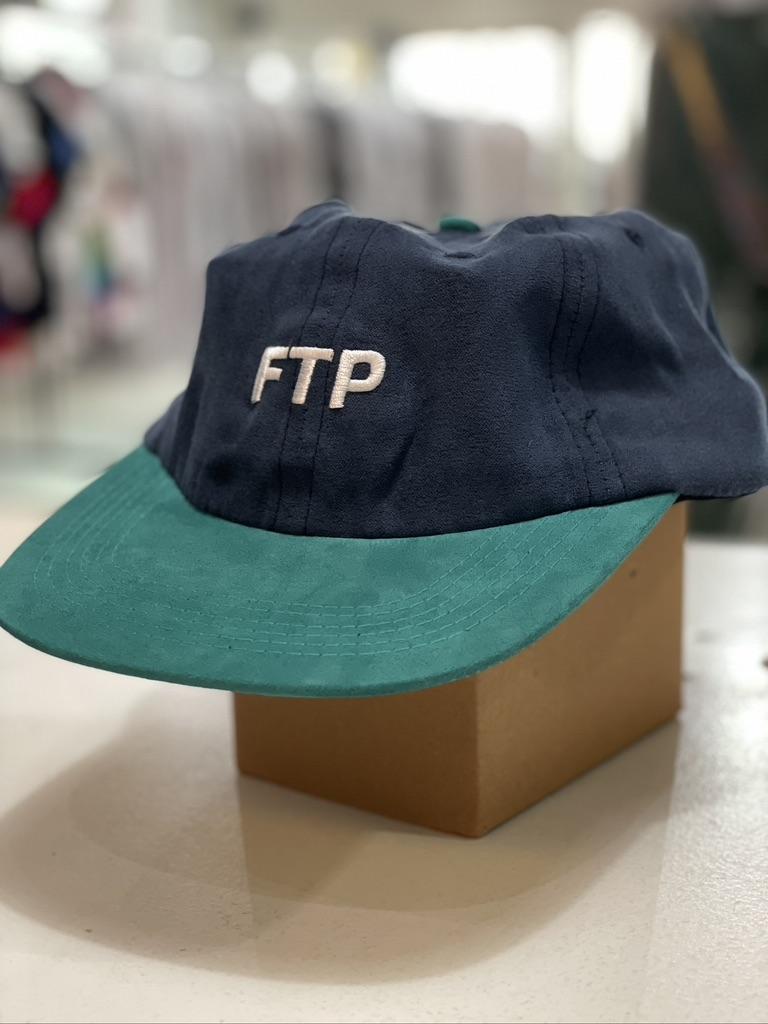 FTP Suede 6 Panel hat Navy/Green