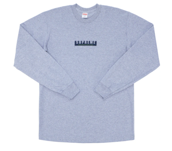 Supreme 1994 LS Tee Heather Grey