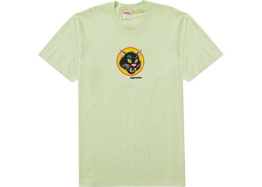 Supreme Black Cat Tee Pale Mint