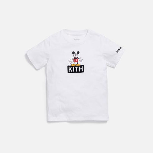 KITH KIDS X DISNEY MICKEY CLASSIC LOGO TEE