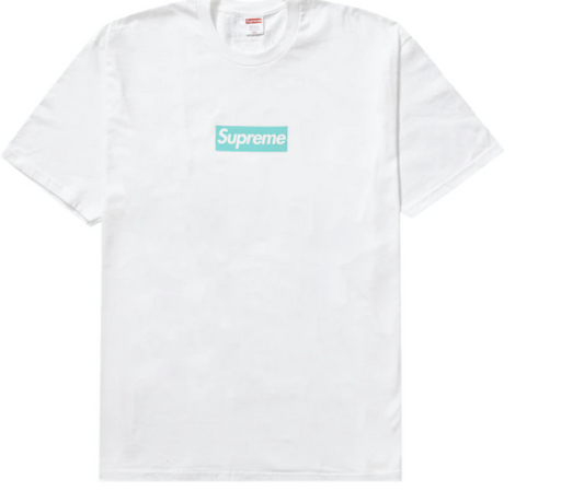 Supreme Tiffany & Co. Box Logo Tee White