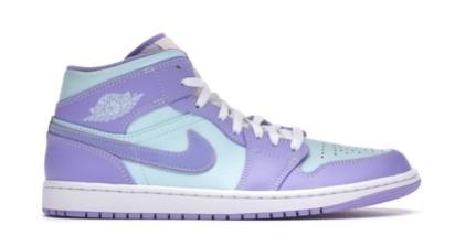 Jordan 1 Mid Purple Aqua