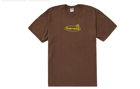 Supreme Warning Tee Brown