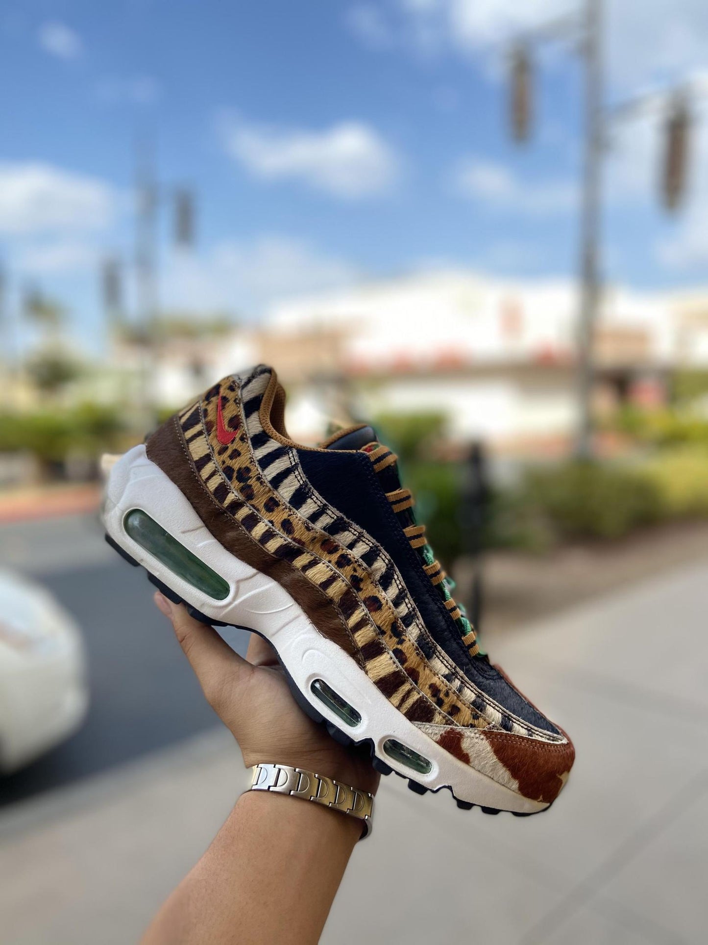 Nike Air Max 95 Atmos Animal Pack 2.0 (2018 All Black Box) (Pre - Owned)