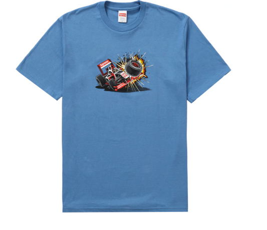 Supreme Crash Tee (FW21) Dusty Light Royal