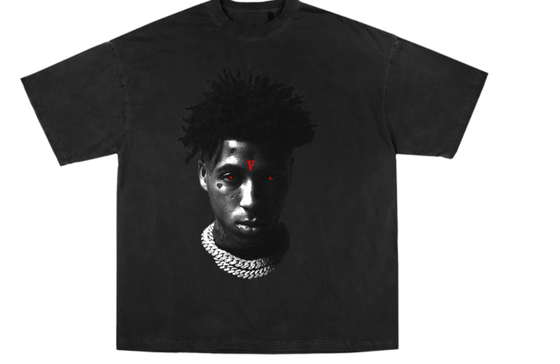 YoungBoy NBA x Vlone Reaper's Child Tee Black