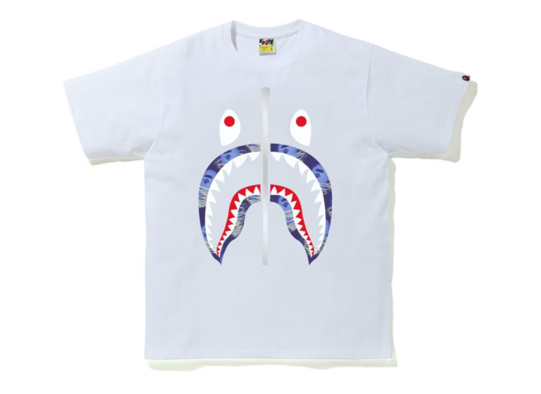 BAPE Storm Shark Tee White/Purple