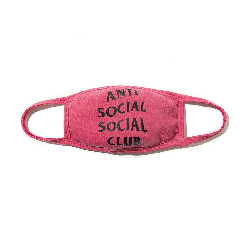 Anti Social Social Club Logo Pink Facemask