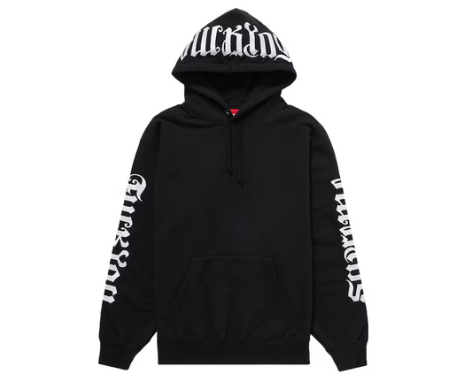 Supreme Ambigram Hooded Sweatshirt Black