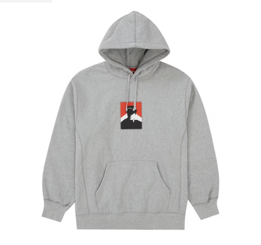 Supreme Portrait Hooded Sweatshirt (FW20) Heather Grey