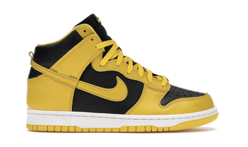 Nike Dunk High Black Varsity Maize - CZ8149 002