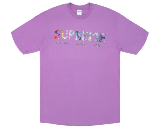 Supreme Rocks Tee Light Purple