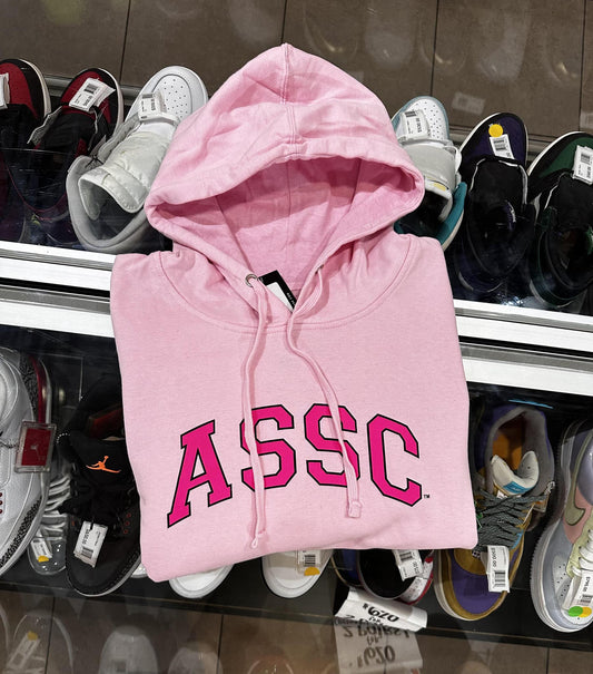 Anti Social Social Club Pink College Logo Hoodie