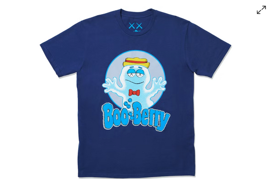 KAWS x Monsters Boo Berry T-shirt Blue