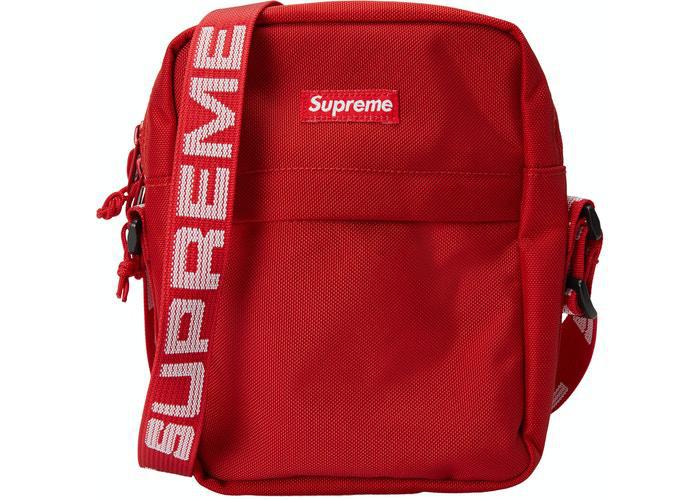 Supreme Shoulder Bag (SS18) Red PreOwned