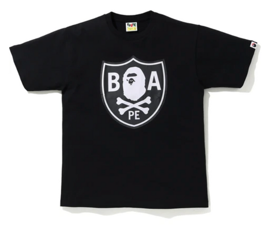 Bathing APE CROSSBONE EMBLEM TEE MENS Black