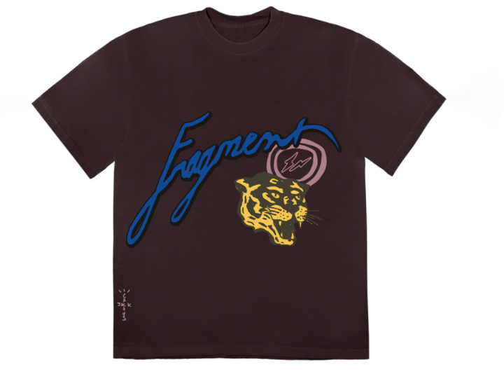 Travis Scott Cactus Jack For Fragment Icons Tee Brown