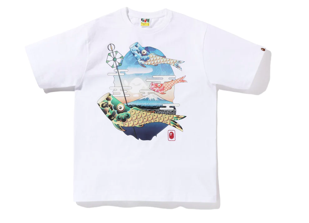 KOINOBORI CARP FLAGS APE HEAD TEE