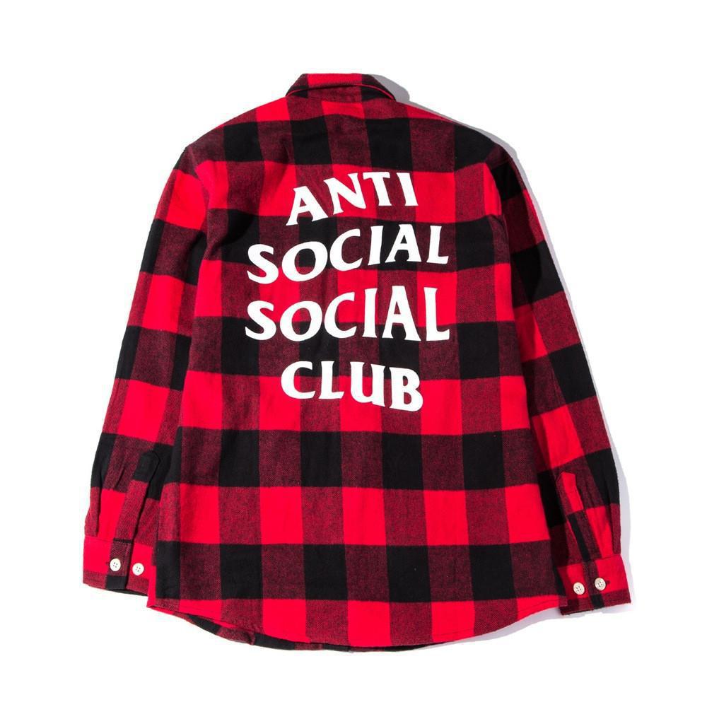 Anti Social Social Club Red Flannel