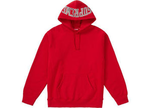 Supreme Sequin Arc Hooded Sweatshirt Red