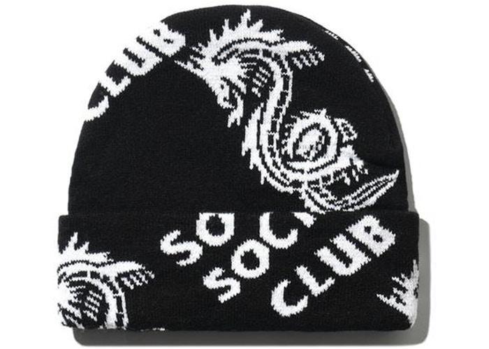 Anti Social Social Club Garden Grove Knit Cap Black