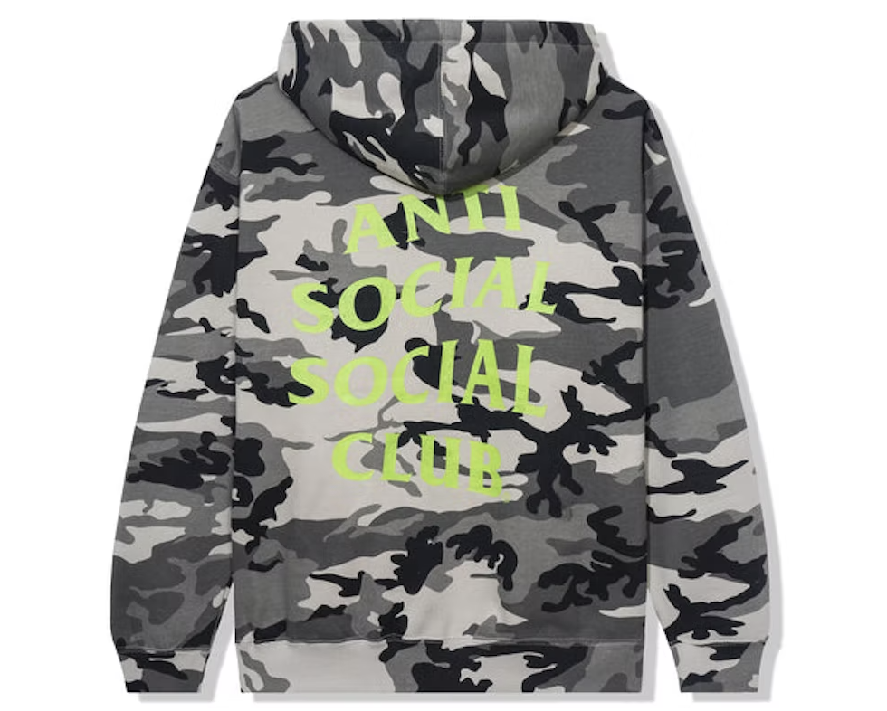 Anti Social Social Club :) * :( Hoodie Ice Camo